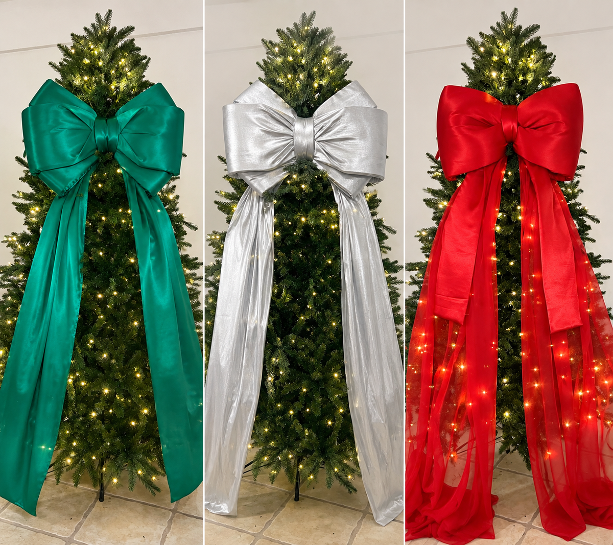 Lazo Gigante Navideño Personalizado