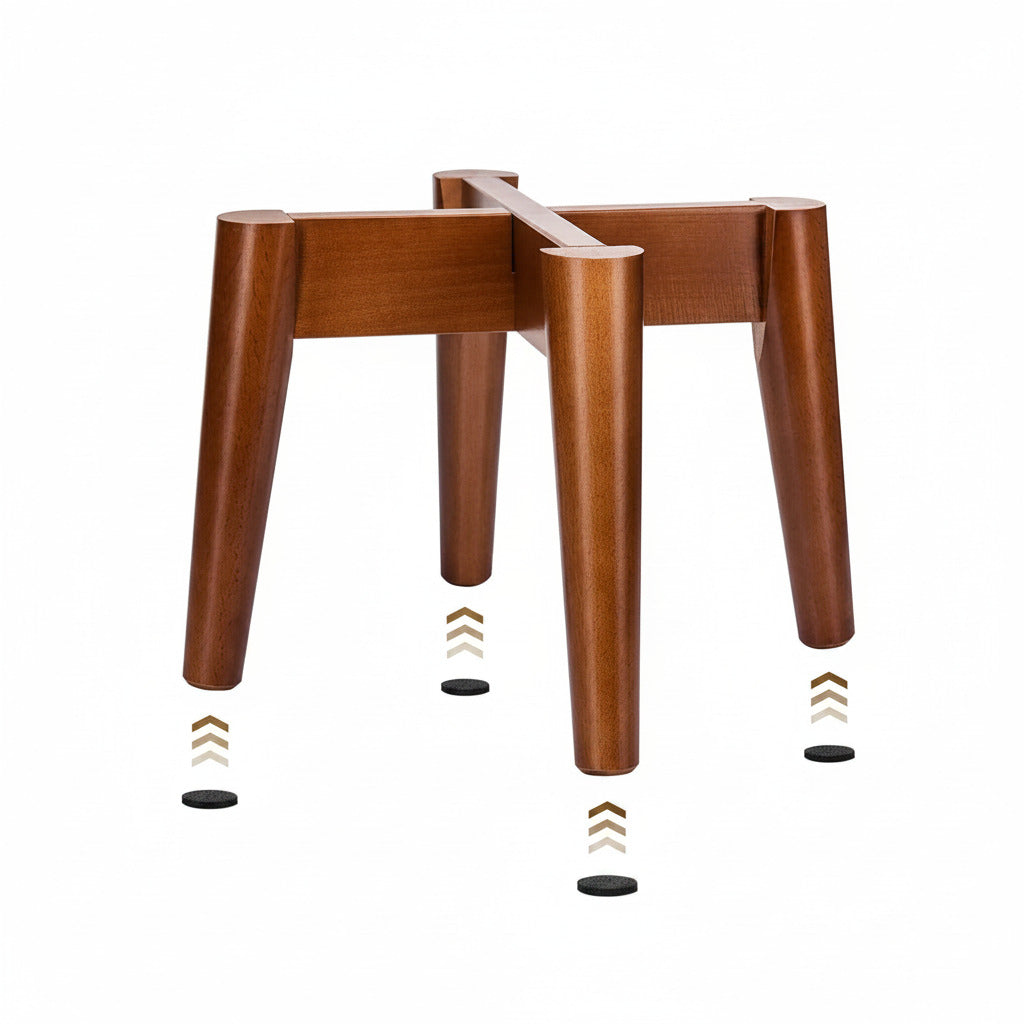 Plant Stand Mid-Century Modern Indoor (Plant and Pot NOT Included) Flower Holder Home Decor, Brown
