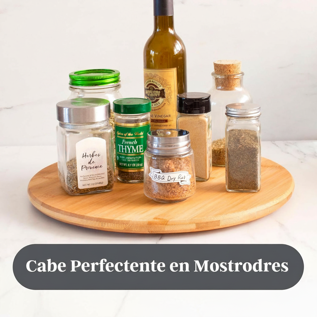 Plataforma giratoria de Bambú
