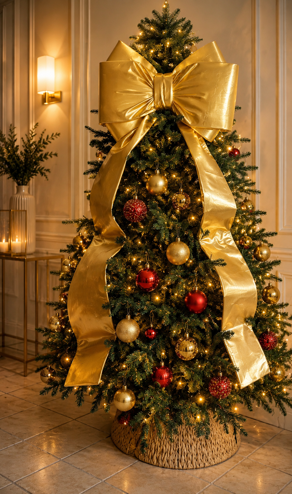 Lazo Gigante Navideño Personalizado