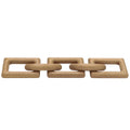Stunning Light Tan Wood Links - Art Deco Tabletop Decor for a Chic Home Style